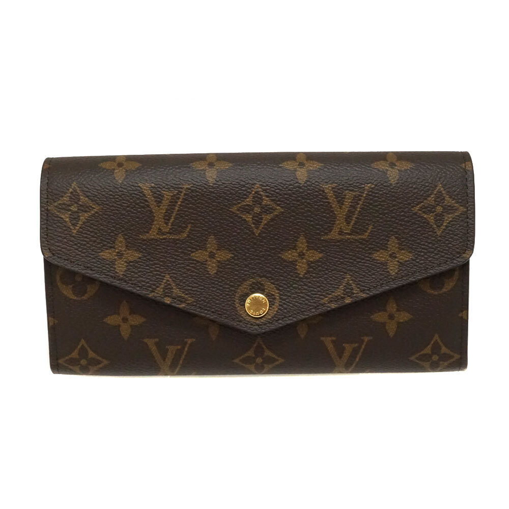 Louis Vuitton Sarah Portefeuille Wallet Bi fold Long Monogram